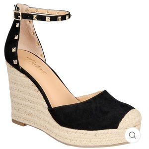 Thalia Sodi Masin Studded Platform Espadrilles